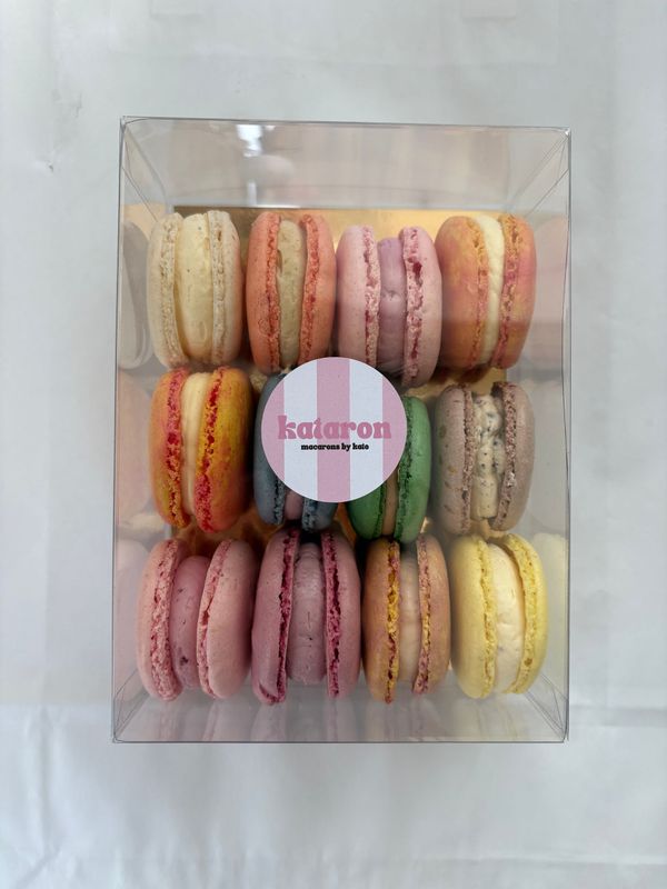 Deluxe - doosje van 12 macarons