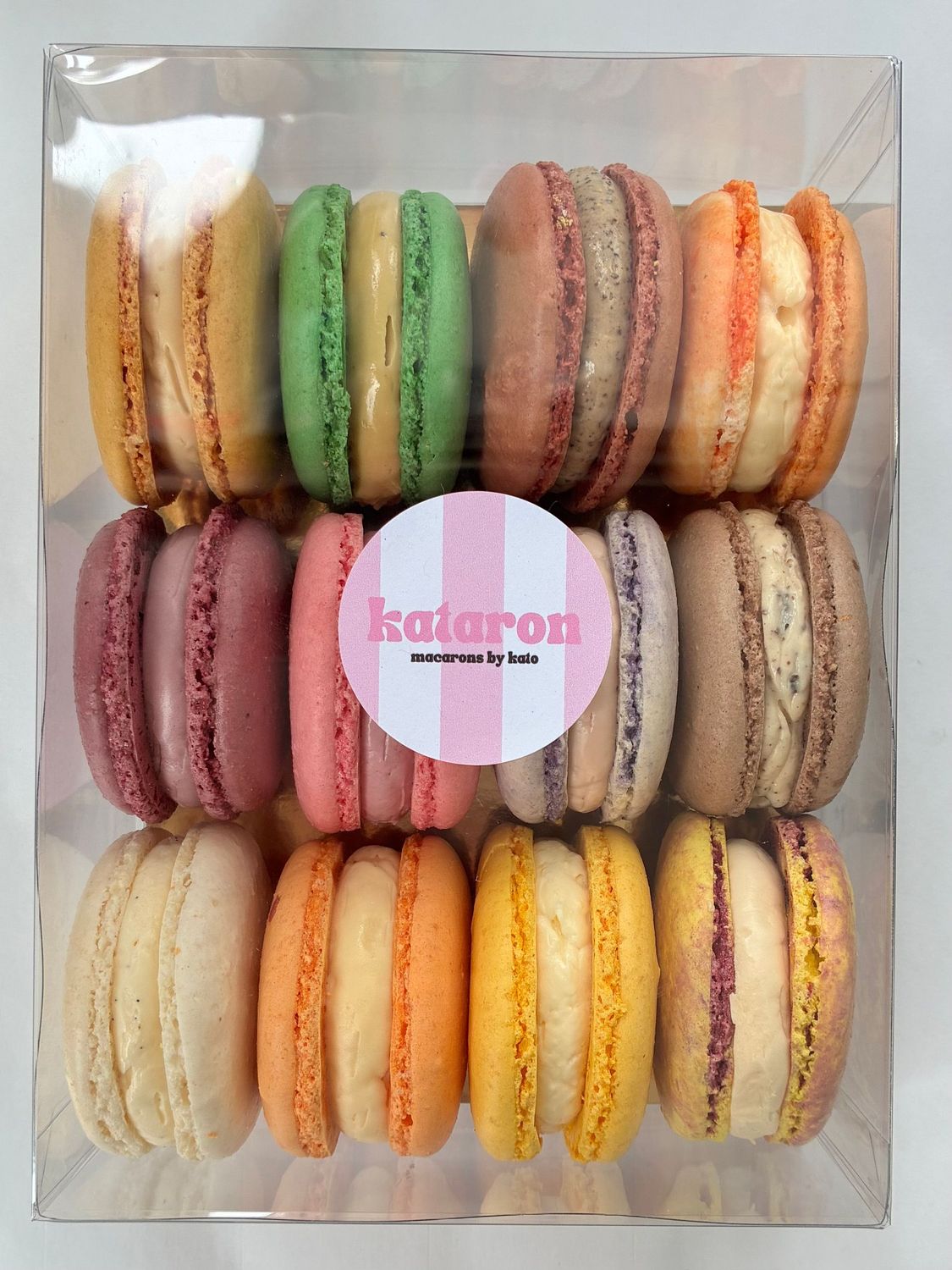 DELUXE - doosje van 12 macarons DELUXE - doosje van 12 macarons