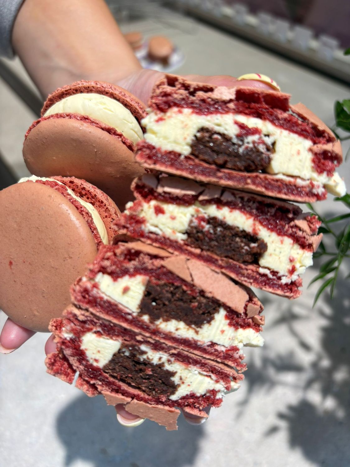 Brownie - doosje van 4 macarons
