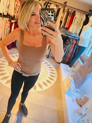 Basic top - Taupe