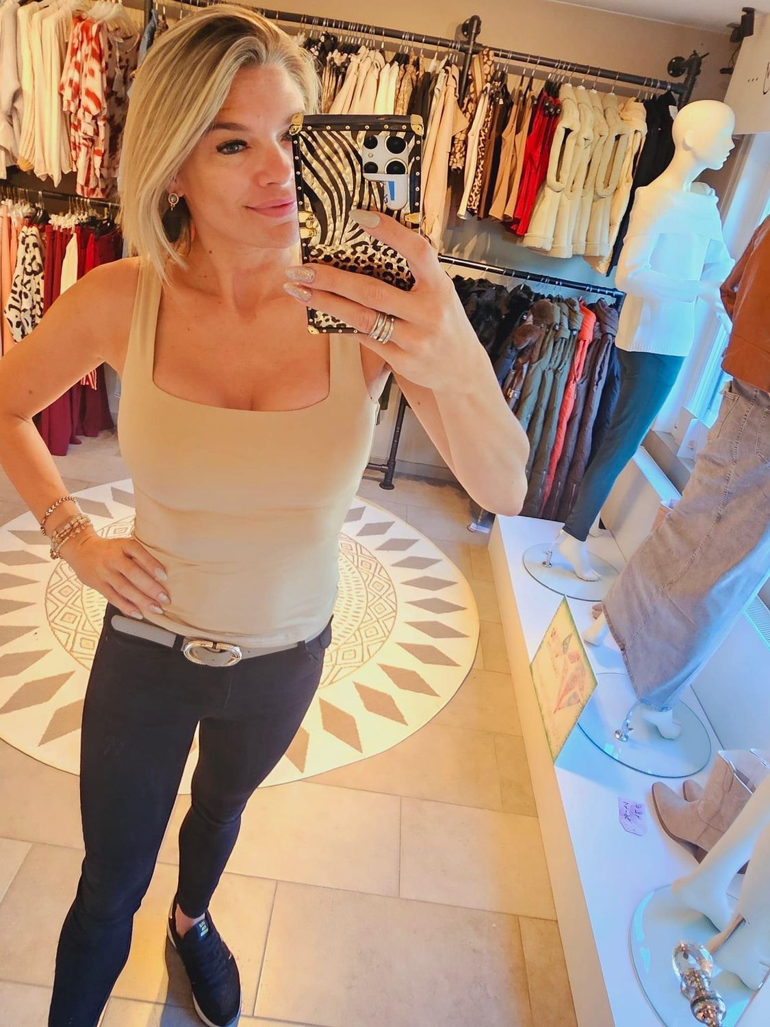 Basic top - nude