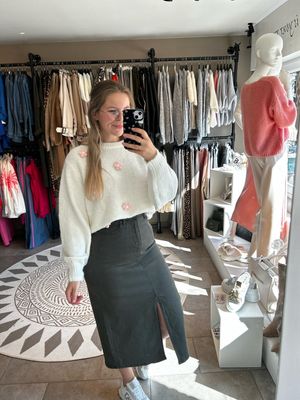 Jeans rok - Khaki
