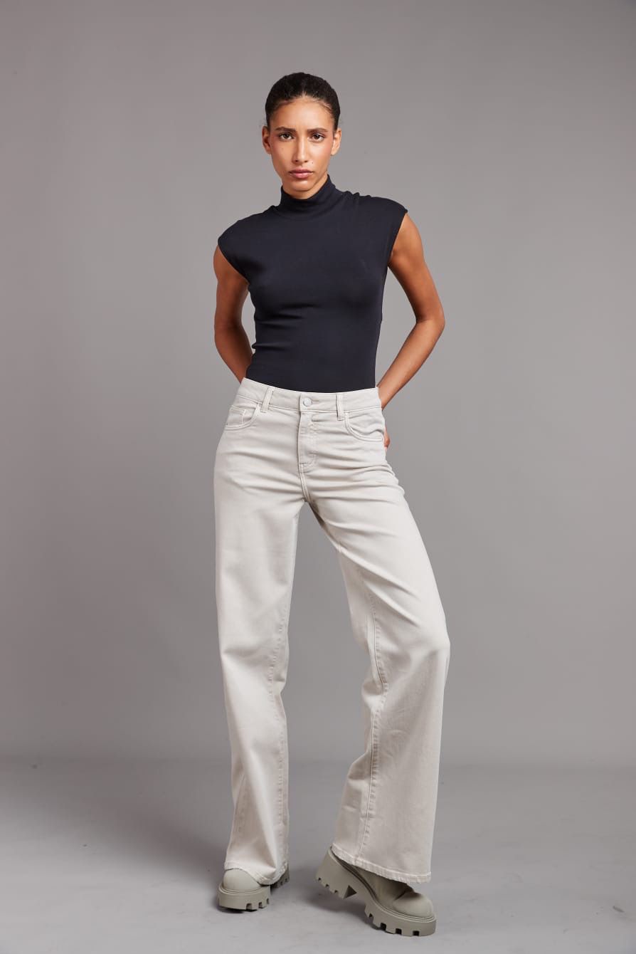 Toxik3 - Wide Jeans - Beige