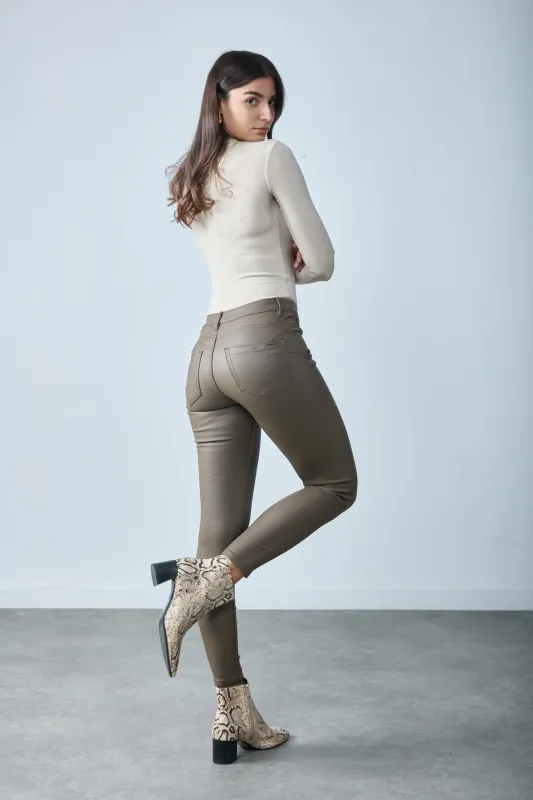 Toxik3 - Lederlook - Taupe