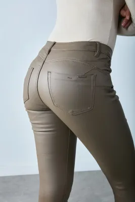 Toxik3 - Lederlook - Taupe