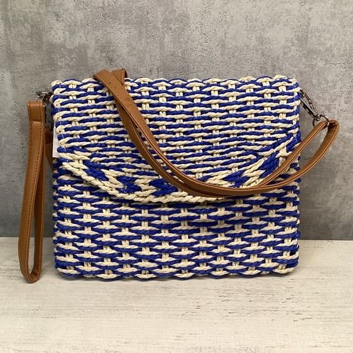 Cobalt blauw crossover handtas