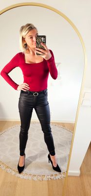 Longsleeve Swan - Bordeaux