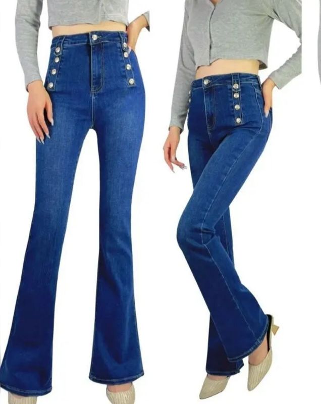 Estee Brown - flared jeans knopen