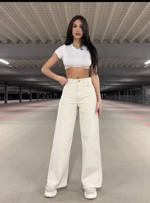 Redial - wide leg - Beige