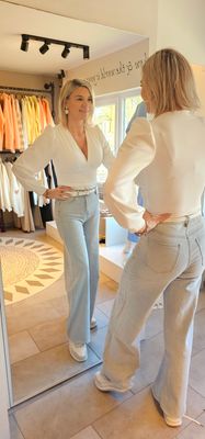 Redial - wide leg - Blauw