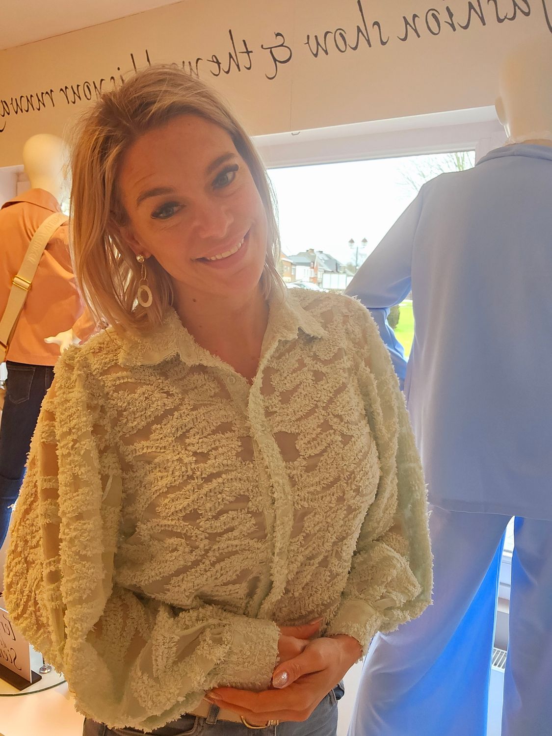 Blouse Valerie - Mint