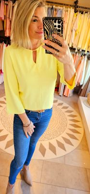 Blouse Ellis - Geel