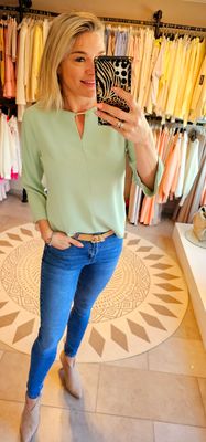 Blouse Ellis - Pistache