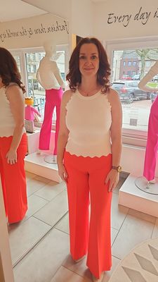 Top Romina - Wit
