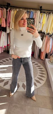 Estee Brown wide leg - Grijs