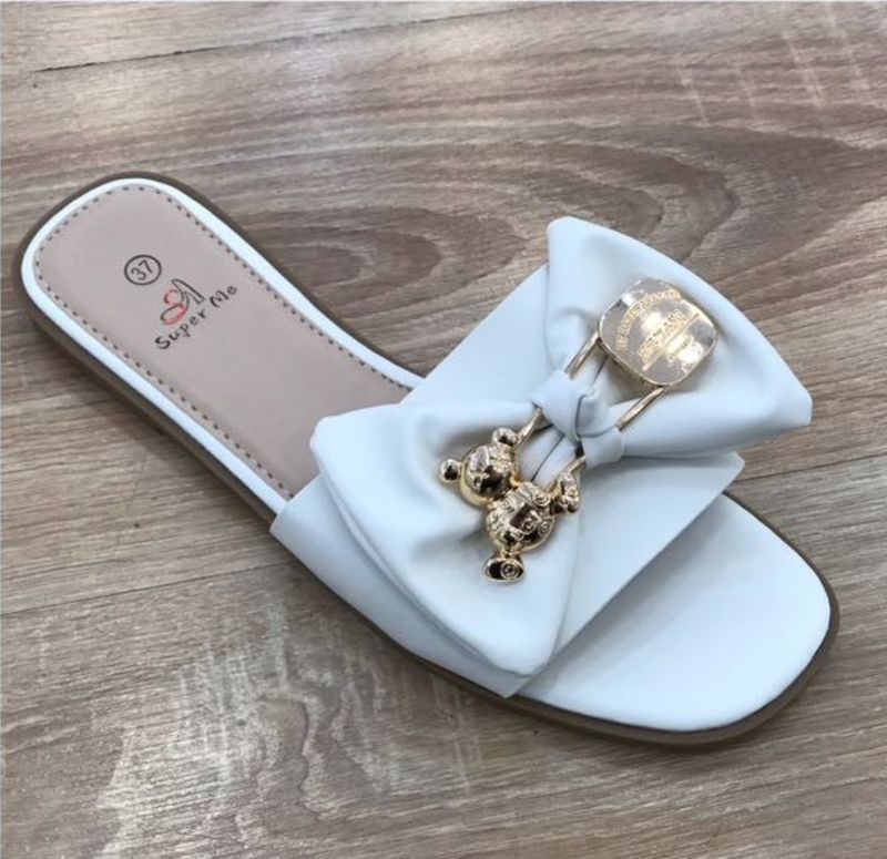 Slipper strik - Wit