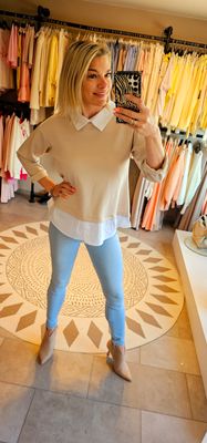Pull Mia - Beige