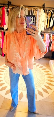 Blouse Sophia - coral