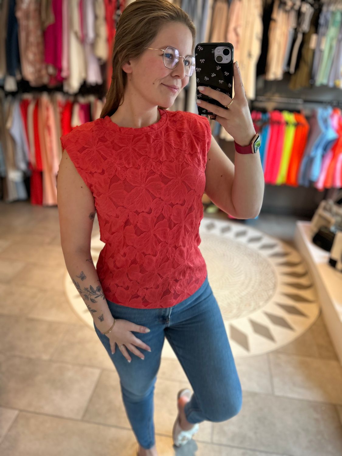 Top Kelsey - koraalrood