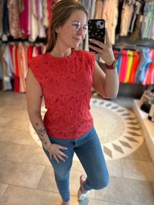 Top Kelsey - koraalrood