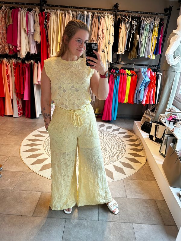 Broek Kelsey - Geel