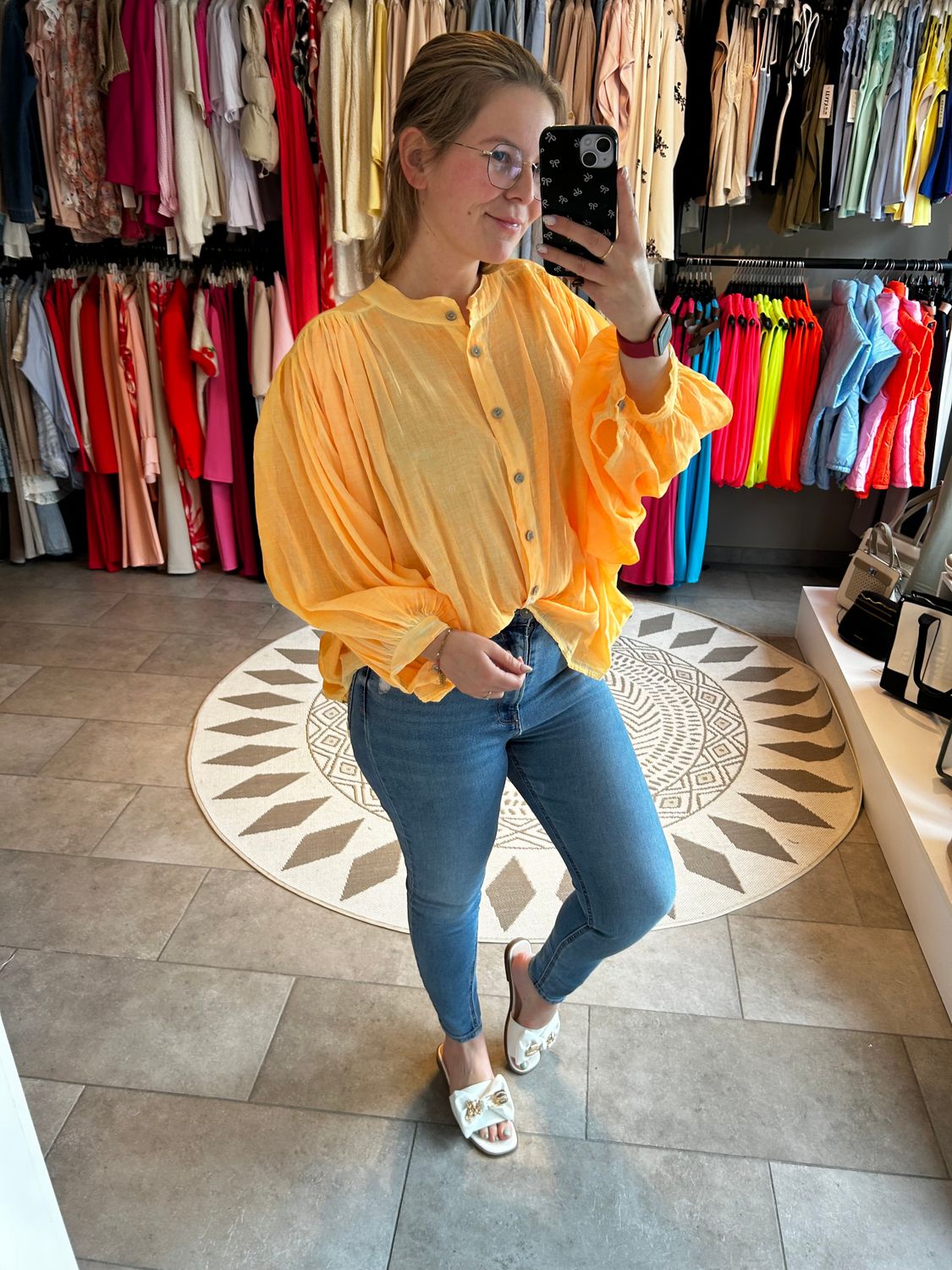 Blouse Mies - coral