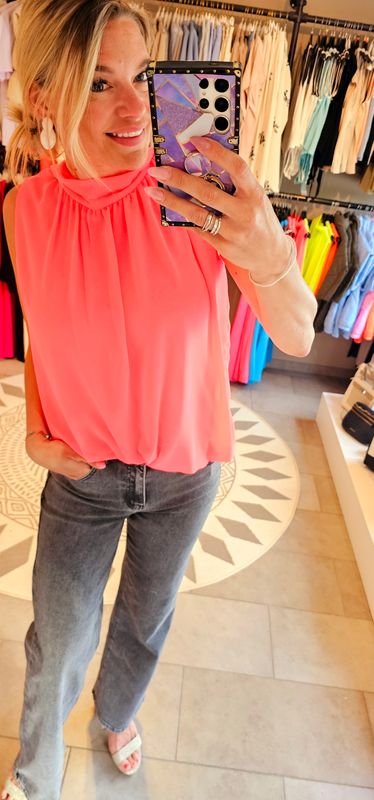 Halter top fluo