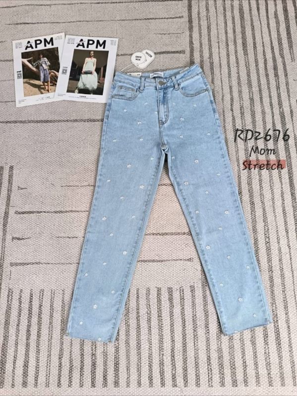 Redial mom jeans - flower