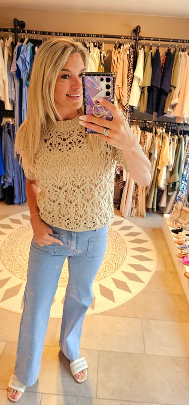 Wide leg - Flowers