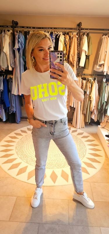 Estee Brown - Momjeans - Grey