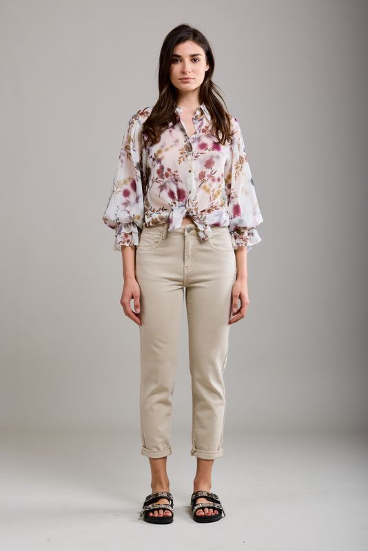 Toxik3 Mom Jeans - Beige