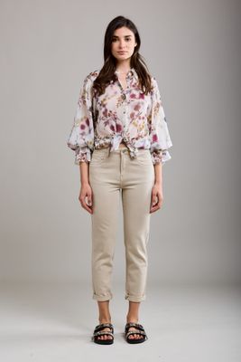 Toxik3 Mom Jeans - Beige