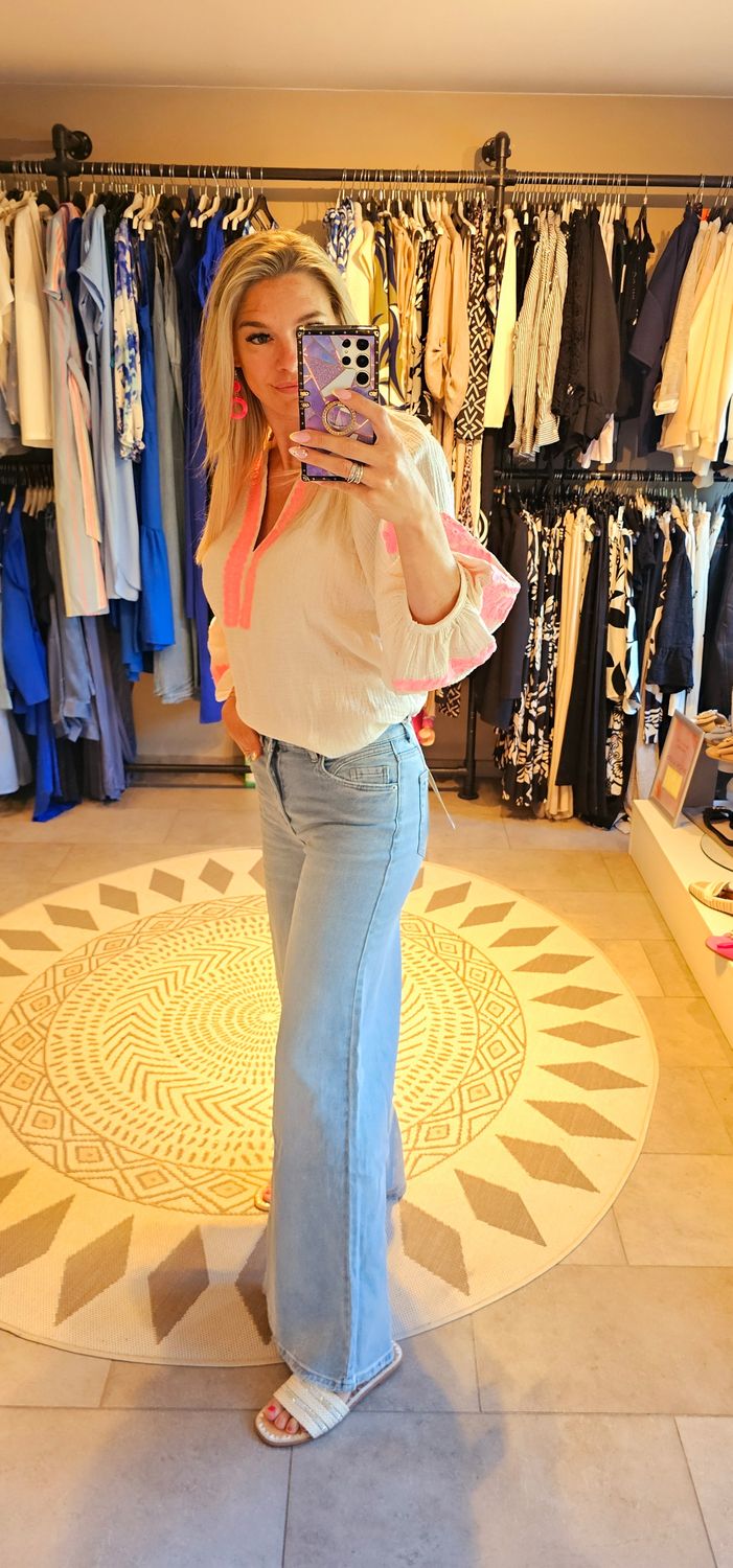 Blouse soetkin - Fluo