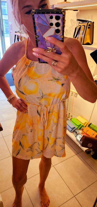 Playsuit Amalfi - geel
