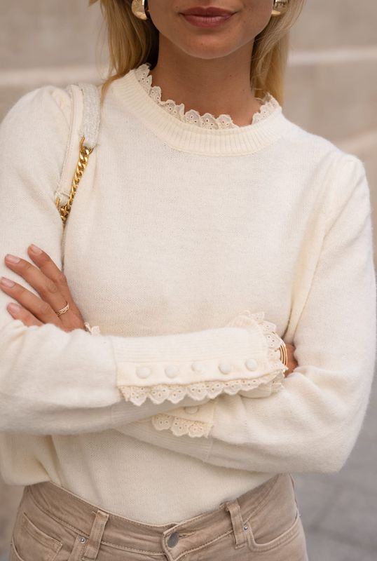 Trui June - Creme