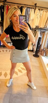 Skort - Elke - grijs