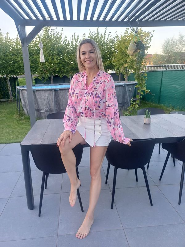 Blouse Rose garden
