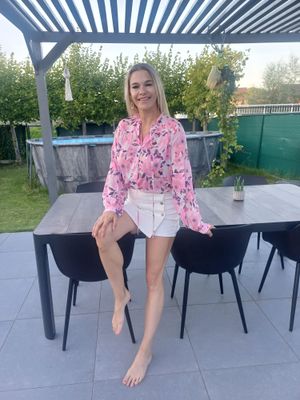 Blouse Rose garden