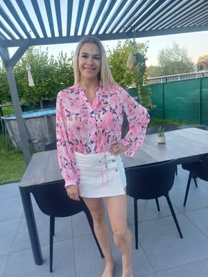 Blouse Rose garden