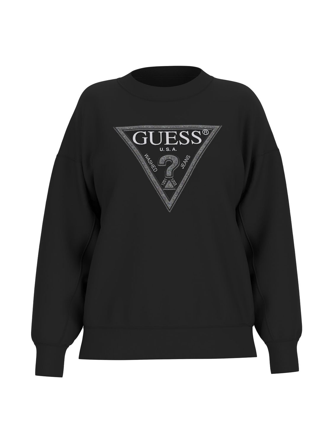 Guess - Triangle glitter - Black