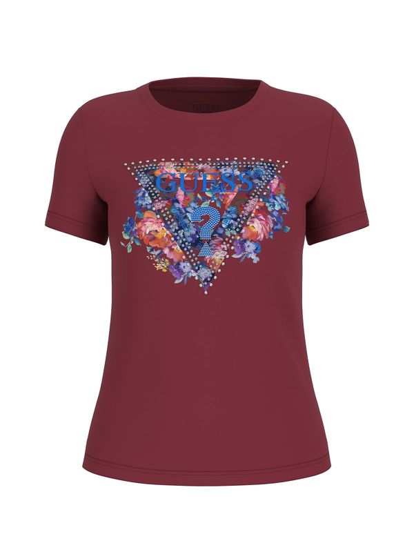 Guess - Peony Triangle tee - Vino