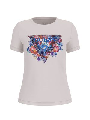Guess - Peony Triangle tee - Stone