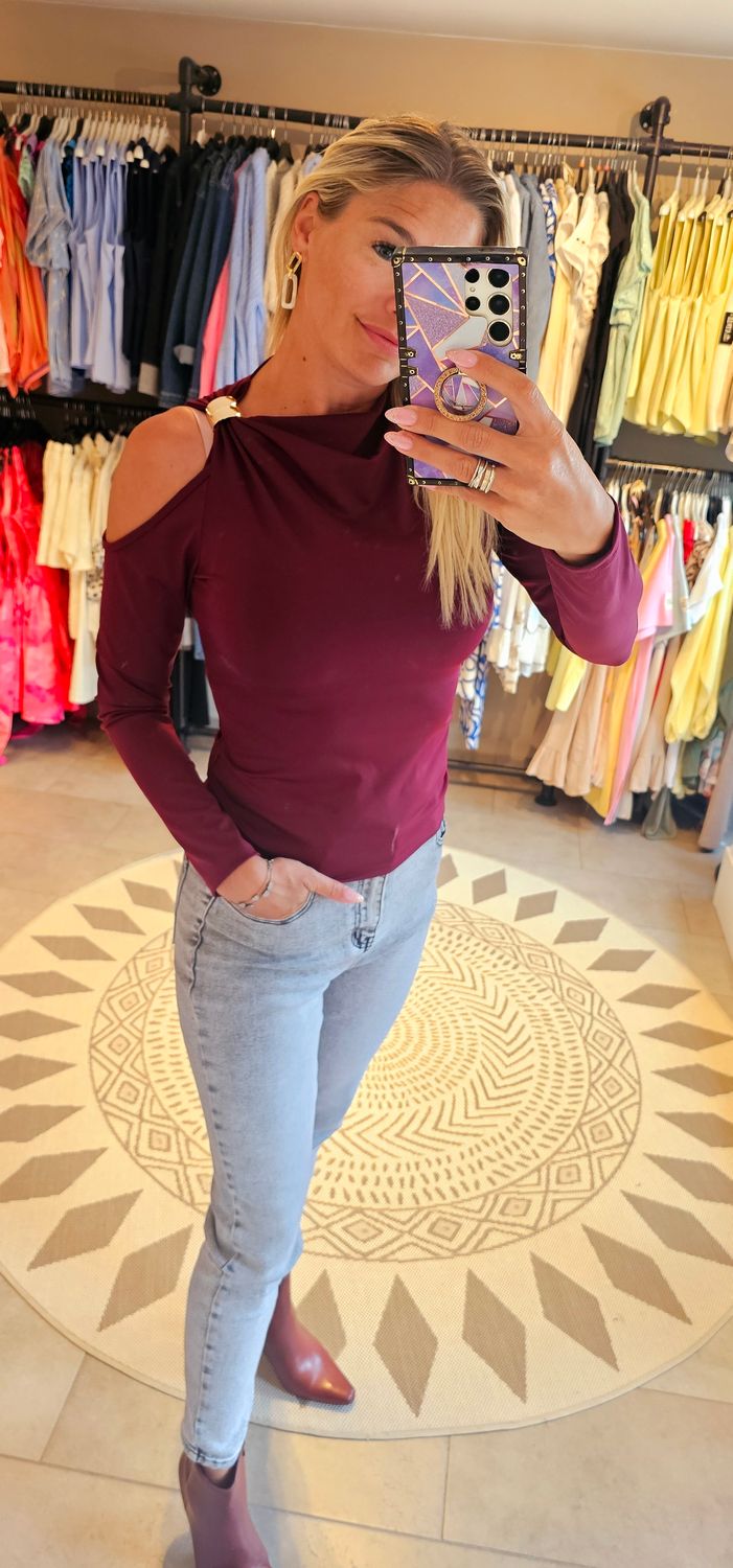 Longsleeve Annelien - Bordeaux