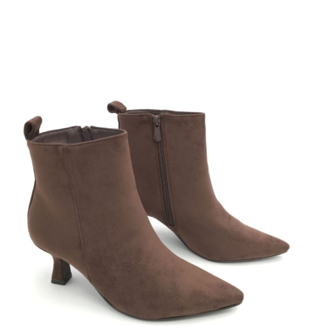 Heels Daisy - Bruin daim