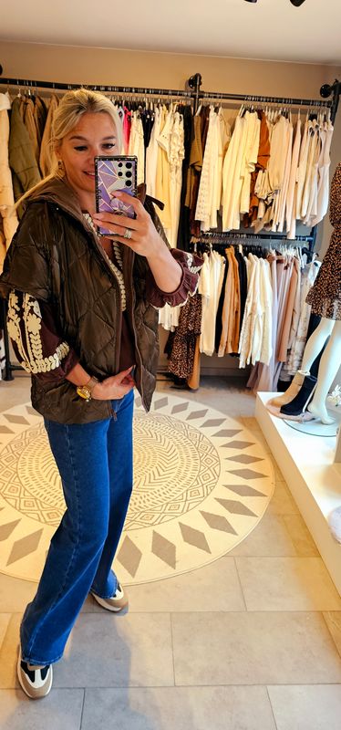 Vest Jax - Bruin ( met kap)