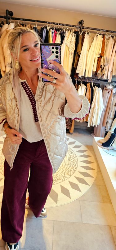 Vest Jax - Champagne ( met kap)