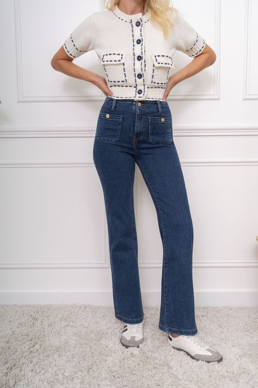 Folyrose - Valerie D Jeans blauw