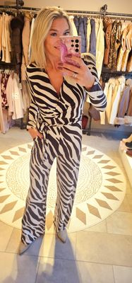 Jumpsuit Jules Bruin (travelstof)
