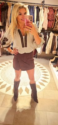 Blouse Soetkin Bruin