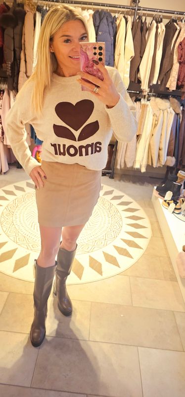 rokje Daim Louise - Camel